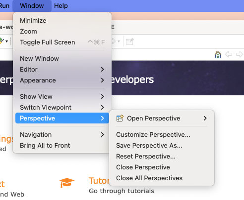Menu Window