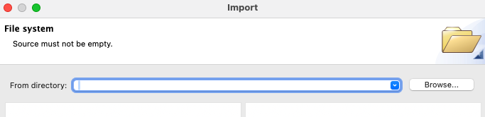 File System dialog