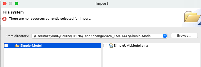 Import Simple-Model