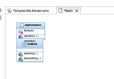 open simple model 1
