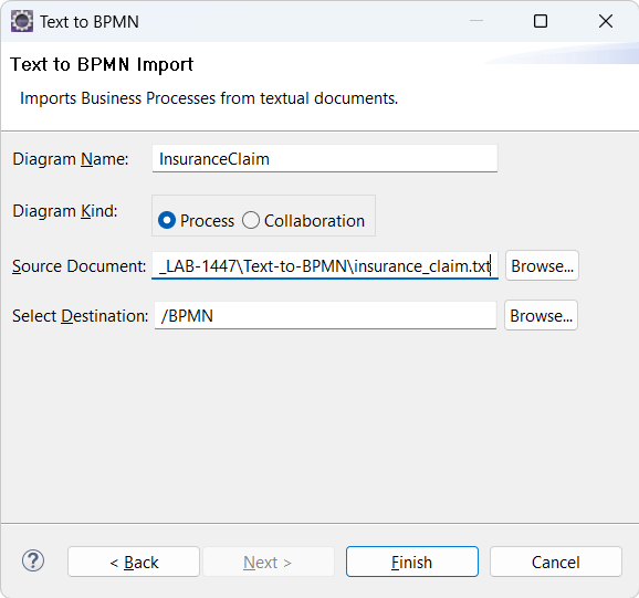 Text2BPMN
